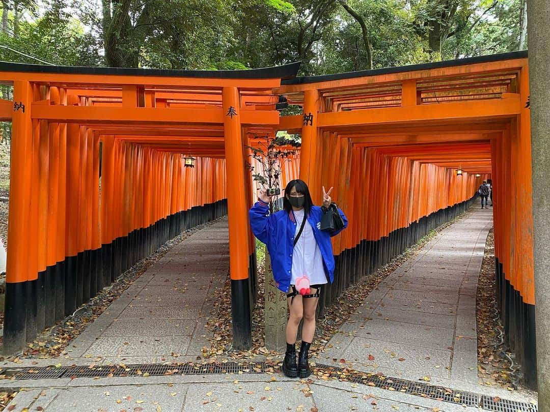 渚みつきさんのインスタグラム写真 - (渚みつきInstagram)「旅行 in Kyoto ⛩ . . #旅行  #京都  #清水寺 #伏見稲荷大社  #写ルンです  #五等分の花嫁 #で #見たところ」4月14日 9時06分 - __nagisa_mitsuki__