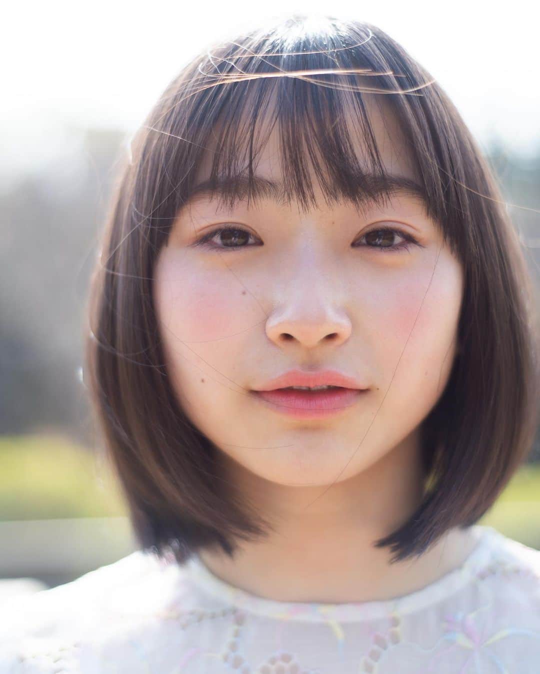 花盛友里のインスタグラム：「田牧そらちゃん。 中学生、、お母さんほとんど同い年だったよ、びっくりだよ！  この透明感、たまらんです💕」