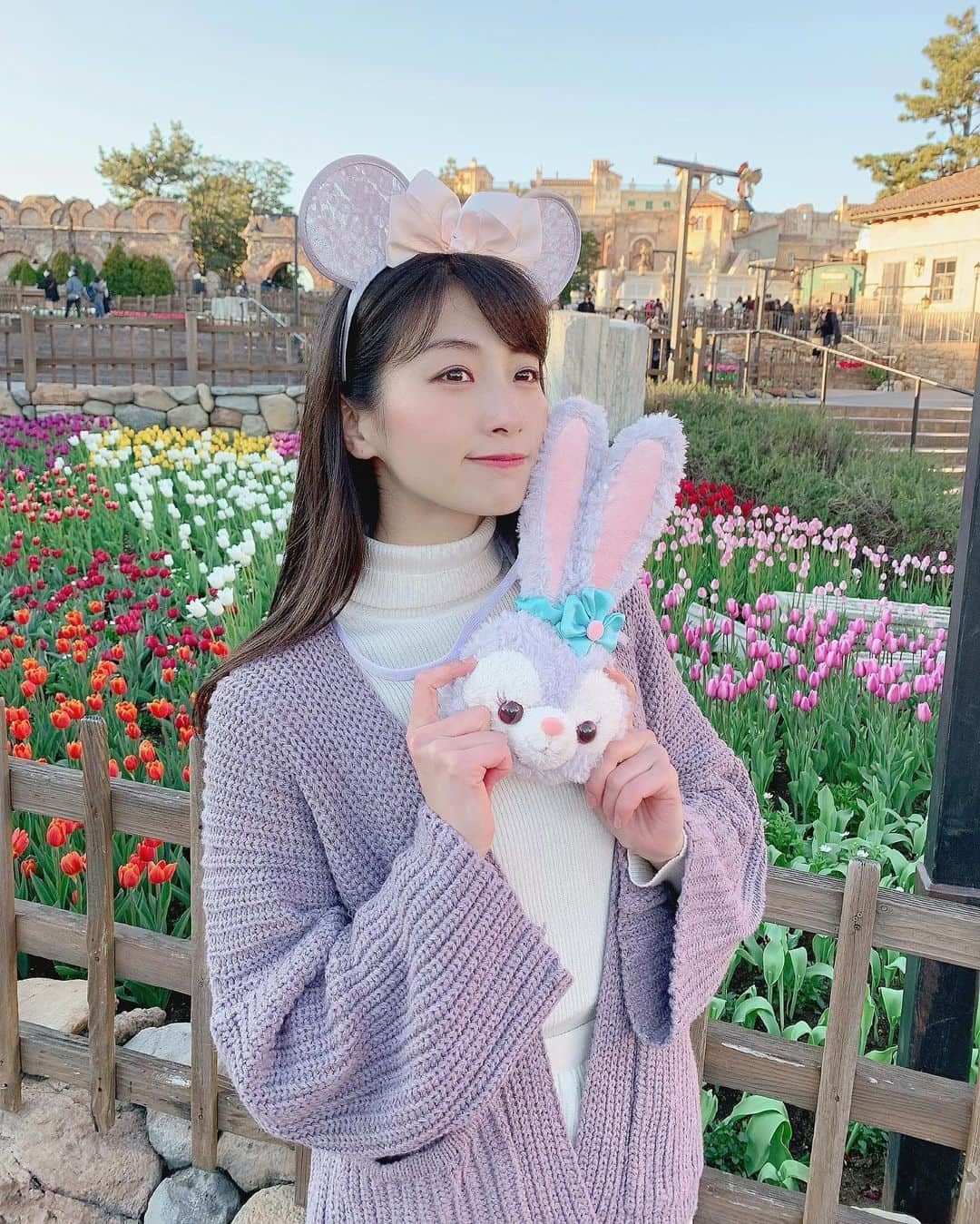 関根ささらさんのインスタグラム写真 - (関根ささらInstagram)「Stealla Lou🐰💜🩰 . . #東京ディズニーシー の #ザンビーニブラザーズリストランテ の横にある階段付近の花壇が春が近付くとお花でいっぱいでめちゃくちゃ可愛いの💐🌼🌷 . . 早くディズニー行きたいなぁ🥺🥺🎈 . . #tokyodisneysea #tds #disneysea #tokyodisney #ディズニーシー #東京ディズニーリゾート #tokyodisneyresort #ディズニーコーデ #ディズニー写真部 #ディズニーファッション #disneyoutfit #disneyootd #ootd #outfitoftheday #fashion」4月14日 22時42分 - sasarasekine