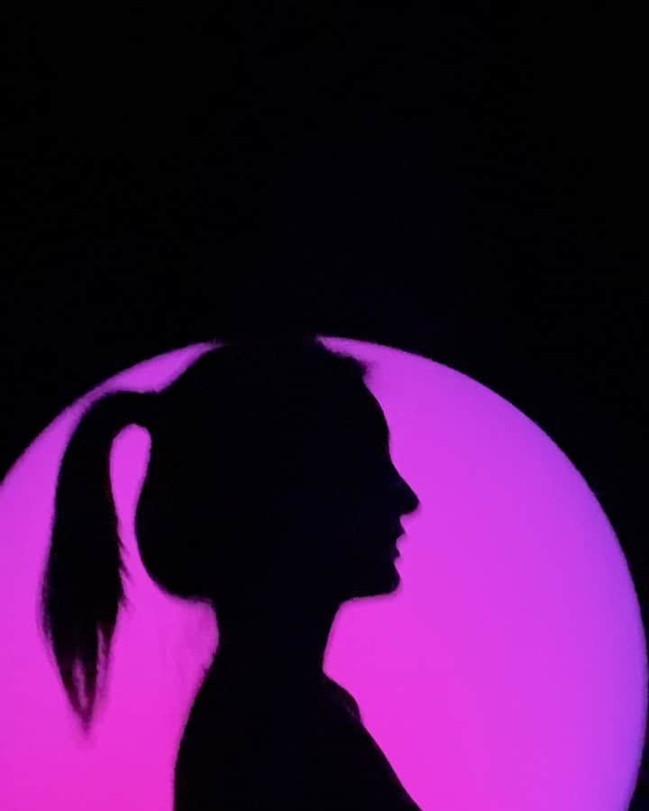 大石絵理のインスタグラム：「amazing @teamlab 💜💃☔️🌌🌙」