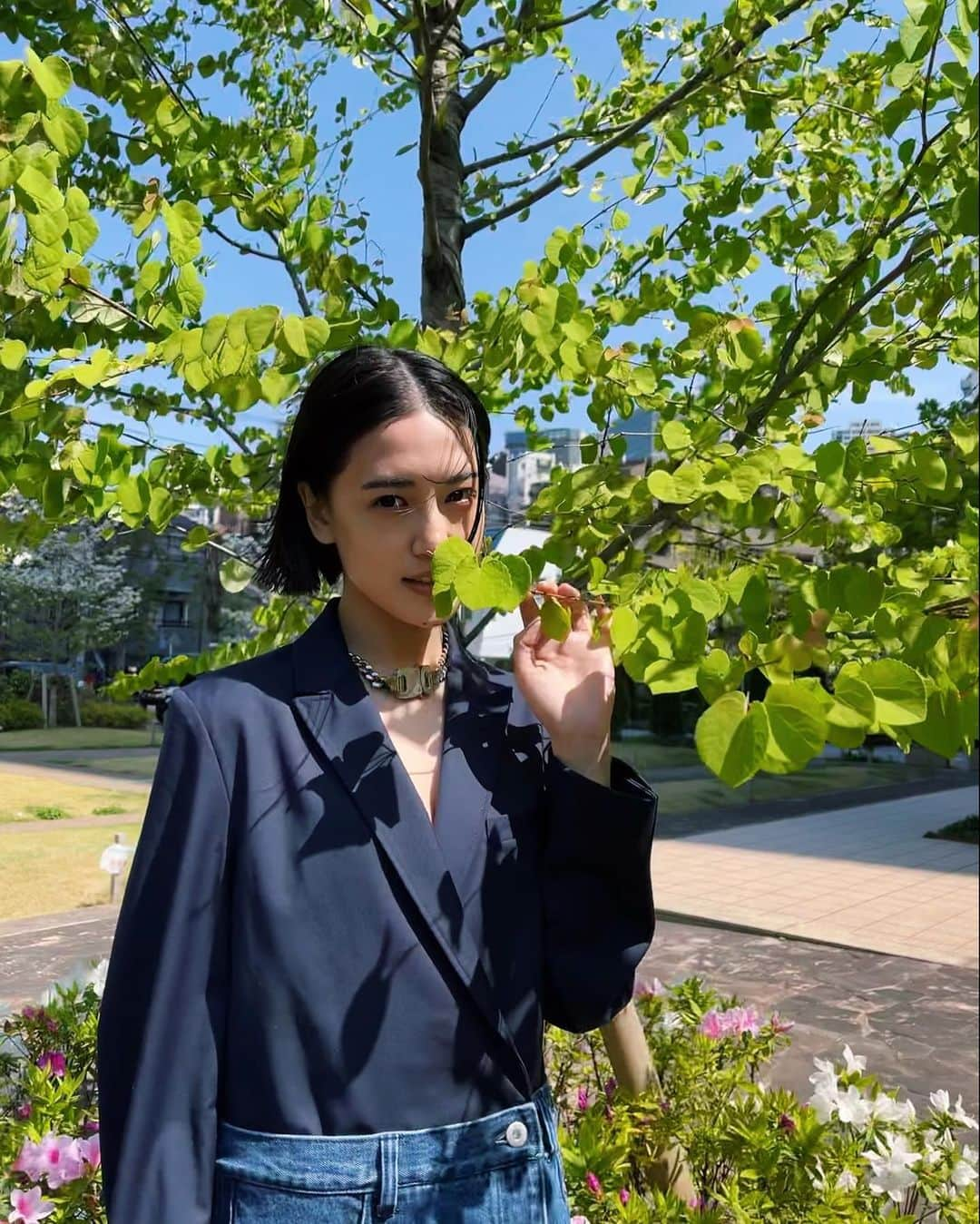 藤井夏恋さんのインスタグラム写真 - (藤井夏恋Instagram)「まだちょっと寒いね。🍃」4月15日 13時56分 - fujiikaren_official