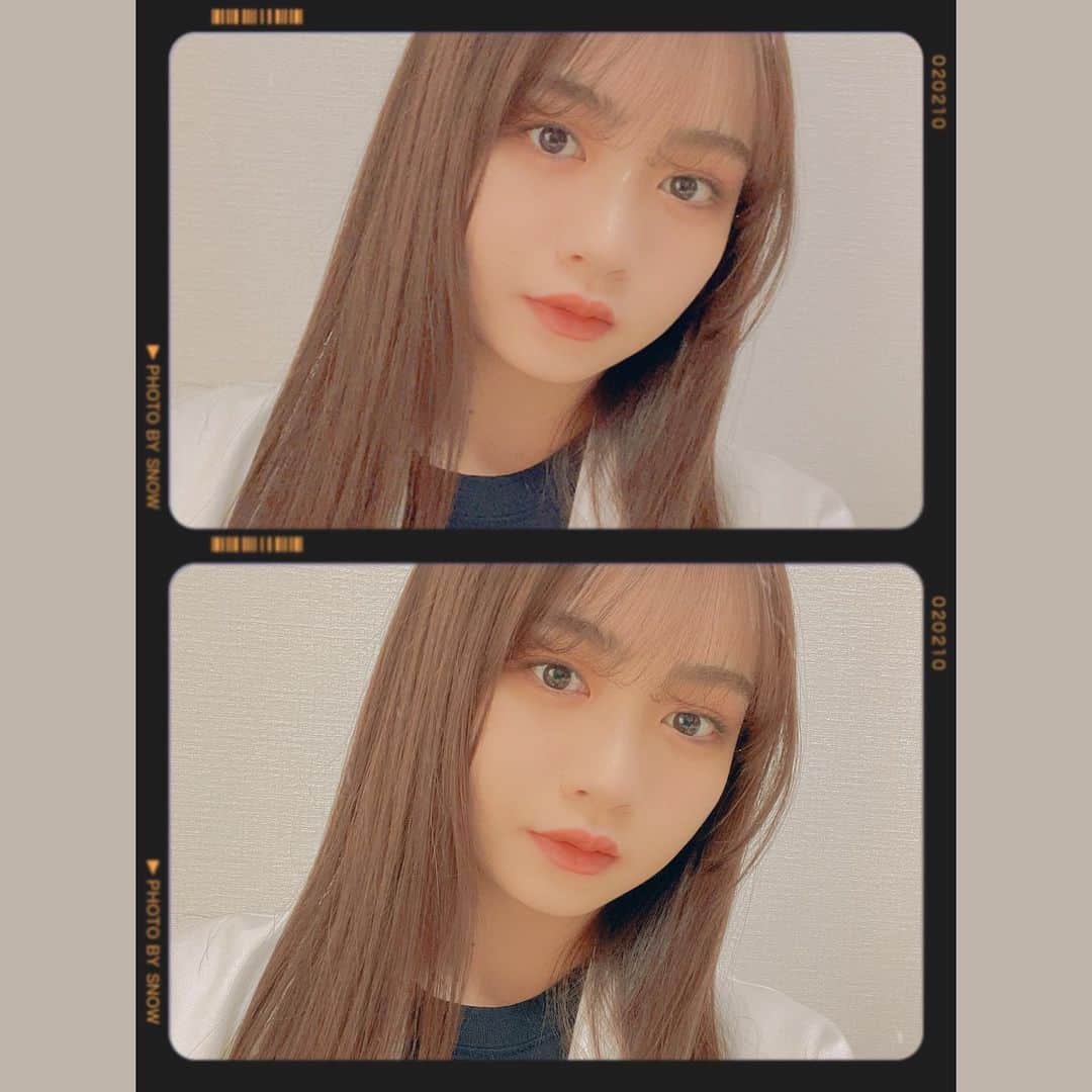 安村真奈のインスタグラム：「前髪伸びた🧁 ニコラ卒業して全然自撮りしなくなったから頑張るねん☺︎  #安村真奈」
