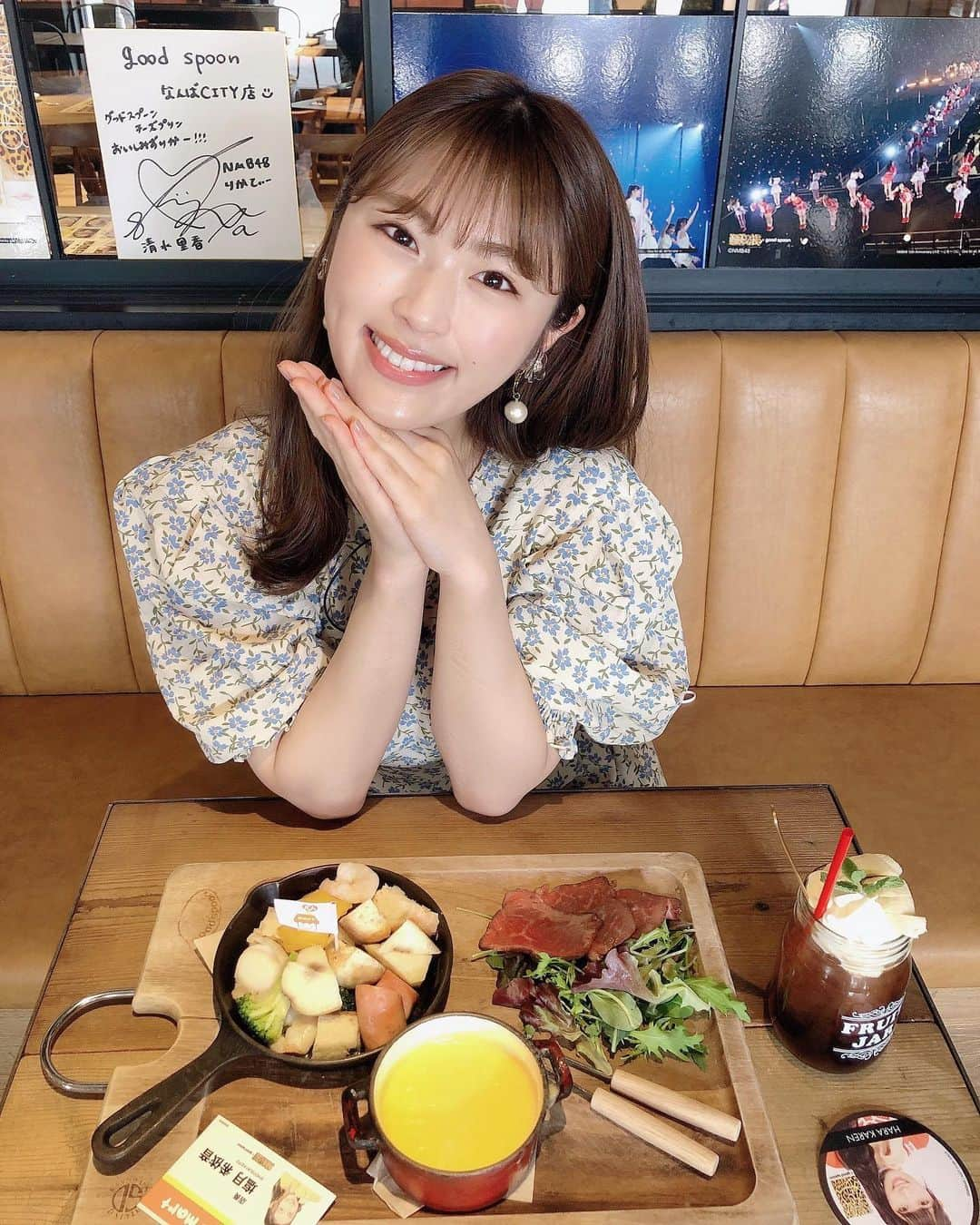 渋谷凪咲さんのインスタグラム写真 - (渋谷凪咲Instagram)「🥄😋🌼  #goodspoon #なんばcity 店さんへ #おじゃましました #只今NMB48と大コラボ中です！ #神奈川 でも♪ #しかし後もう少しで終わってしまいます #お時間が合いましたらぜひ♡」4月15日 17時29分 - nagisa_nikoniko