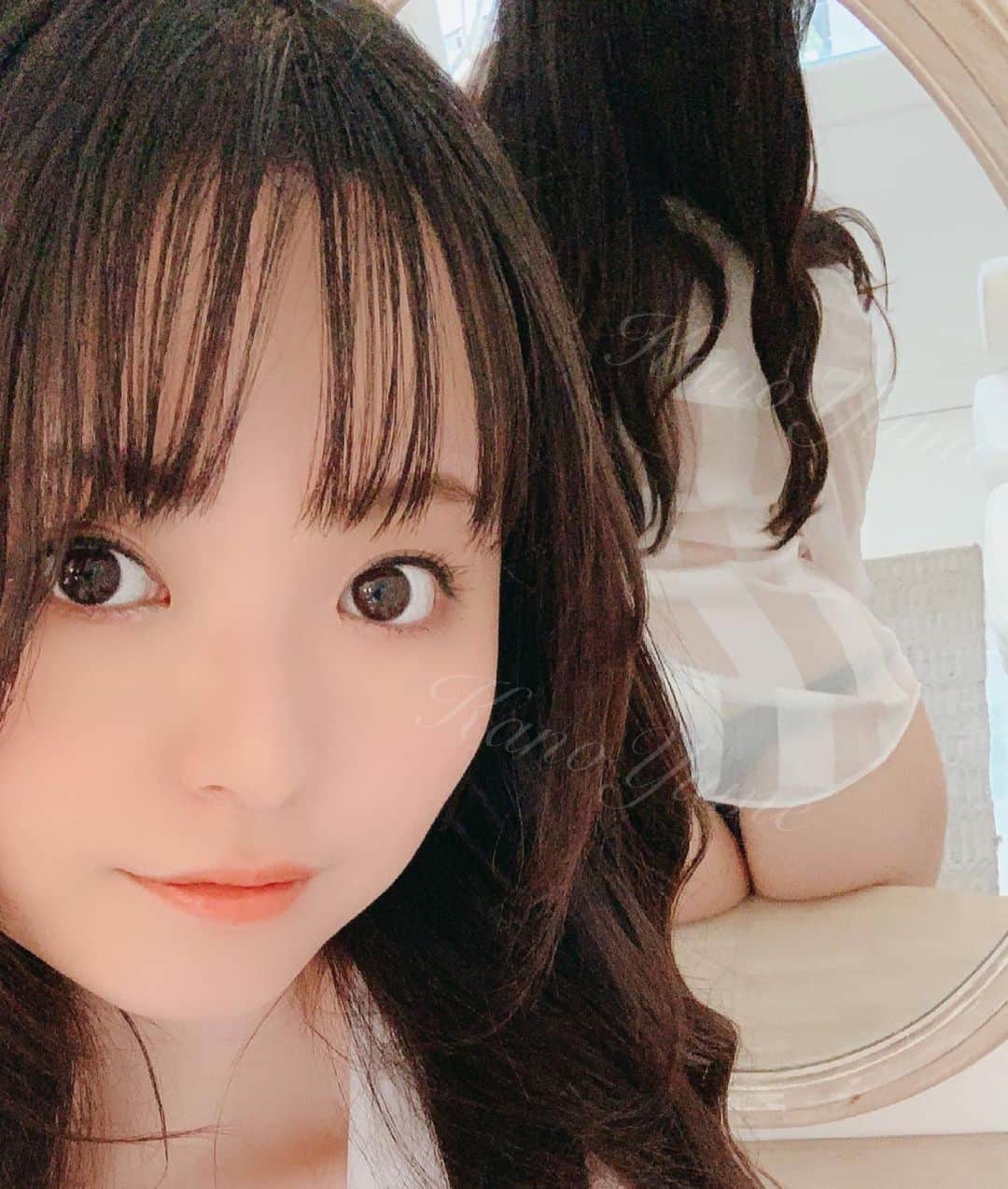 叶夢のインスタグラム：「鏡越し🪞💕  #fantia #グラビア #巨尻 #巨乳美女 #童顔 #photography #sexy #gorgeousgirl #偶像 #扎心了 #性感的 #东京 #女优 #性感睡衣 #asianbeauty #bikinimodel #撮影会 #digitalvideo #粉我 #sexyhot #asianmodel #むちむちボディ #japanesemodel #igers #picoftheday #movie #lingerie #ワイシャツ #ランジェリー」