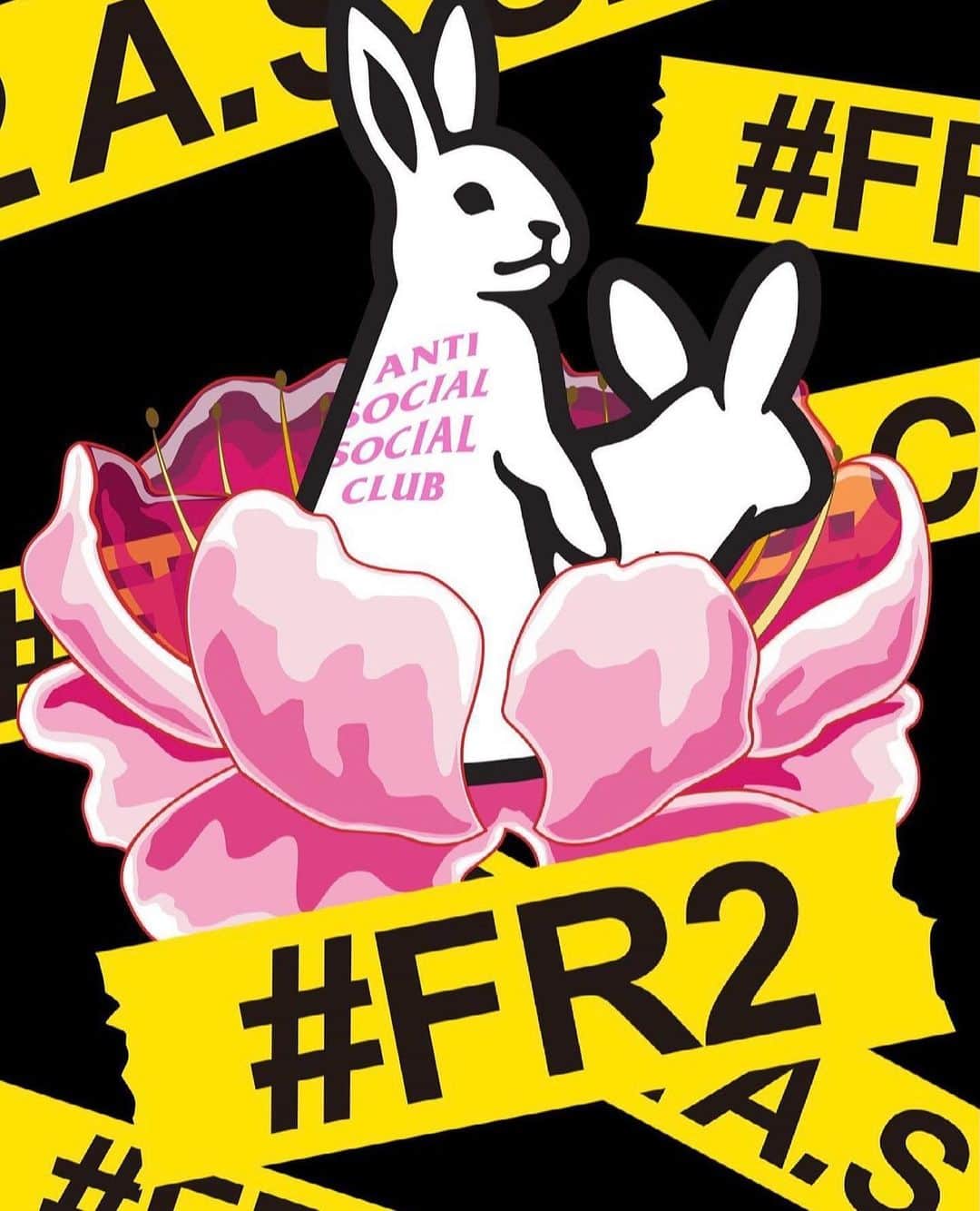 #FR2さんのインスタグラム写真 - (#FR2Instagram)「ASSC X FR2 🐇 FRIDAY APRIL 16 7:00 PM (PACIFIC STANDARD TIME)  SATURDAY APRIL 17 11:00 AM (JAPAN STANDARD TIME)  WORLDWIDE RELEASE ONLINE WWW.ANTISOCIALSOCIALCLUB.COM  ※今回 #FR2（日本国内）での発売はありません。 お問い合わせはASSCへお願いします。  #antisocialsocialclub#ASSC #FR2#fxxkingrabbits#頭狂色情兎#smokingkills#caution」4月15日 20時09分 - fxxkingrabbits