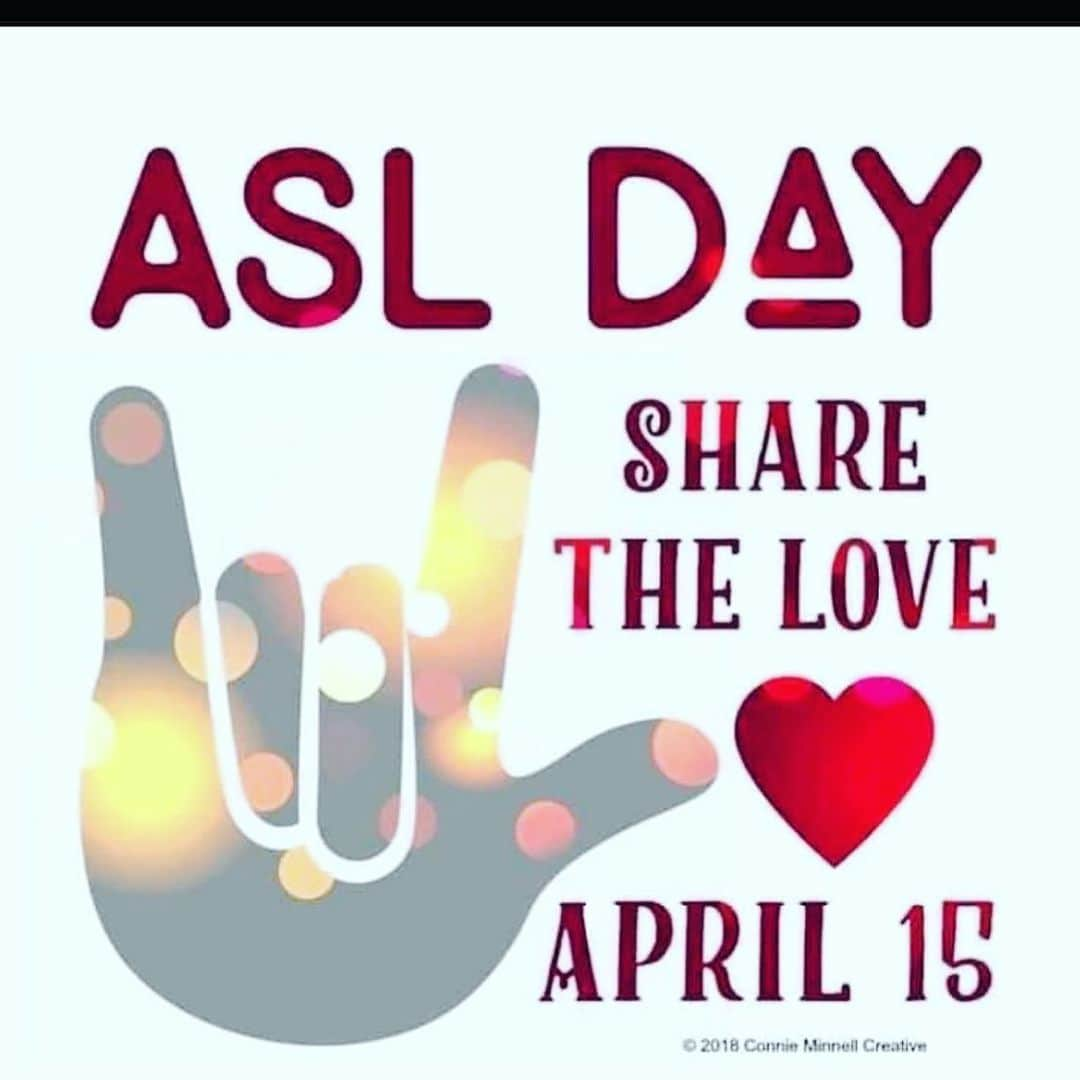 マーリー・マトリンさんのインスタグラム写真 - (マーリー・マトリンInstagram)「Spread the love all around, in American Sign Language! AND check out @rosebyanderjewelry for her exquisite 🤟🏼jewelry collection! #happyaslday」4月16日 3時59分 - themarleematlin