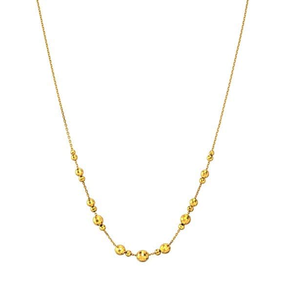 GINZA TANAKA 公式さんのインスタグラム写真 - (GINZA TANAKA 公式Instagram)「【純金ファセットミラクルコレクション新登場】  多面カットで、宝石のように輝くメタルジュエリー・コレクション「ファセット ミラクル」。球体のゴールドの表面に、精緻なカットを施すことで、宝石のように輝きます。  初夏のひかりの中で繊細に輝くピュアゴールドはいかがですか？  #GINZATANAKA #ginzatanaka #ギンザタナカ #田中貴金属 #田中貴金属ジュエリー #純金ジュエリー　#ファセットミラクル #FacettesMiracle #ゴールドネックレス #純金ネックレス」4月16日 11時30分 - ginzatanaka_jp