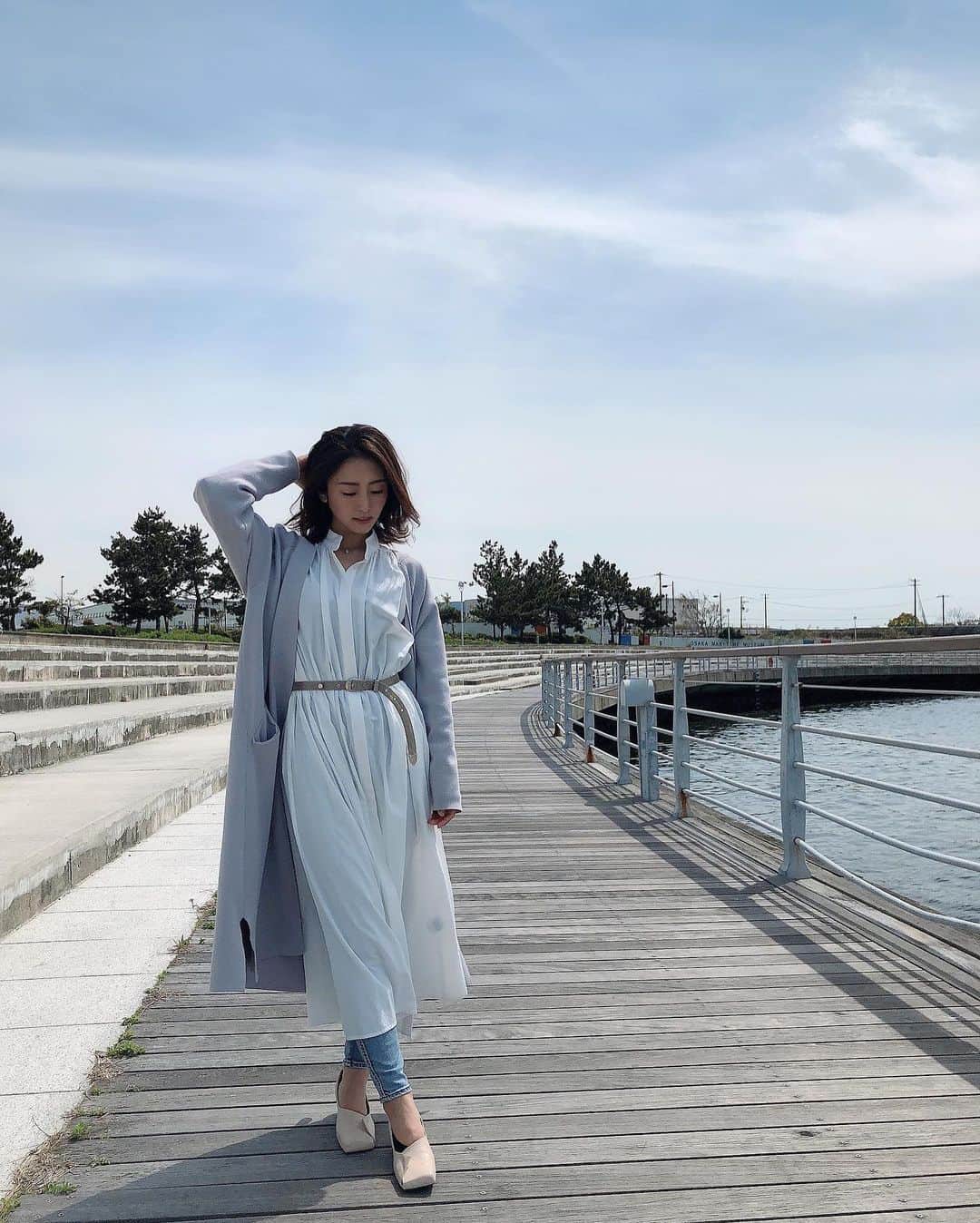 柚月めいさんのインスタグラム写真 - (柚月めいInstagram)「.  おっ散歩っ🐾🐾🐾  . . . #お散歩コーデ#ootd#code#fashion#girl#photo#portrait#pic #柚月めい」4月16日 11時43分 - meimei.yuzu