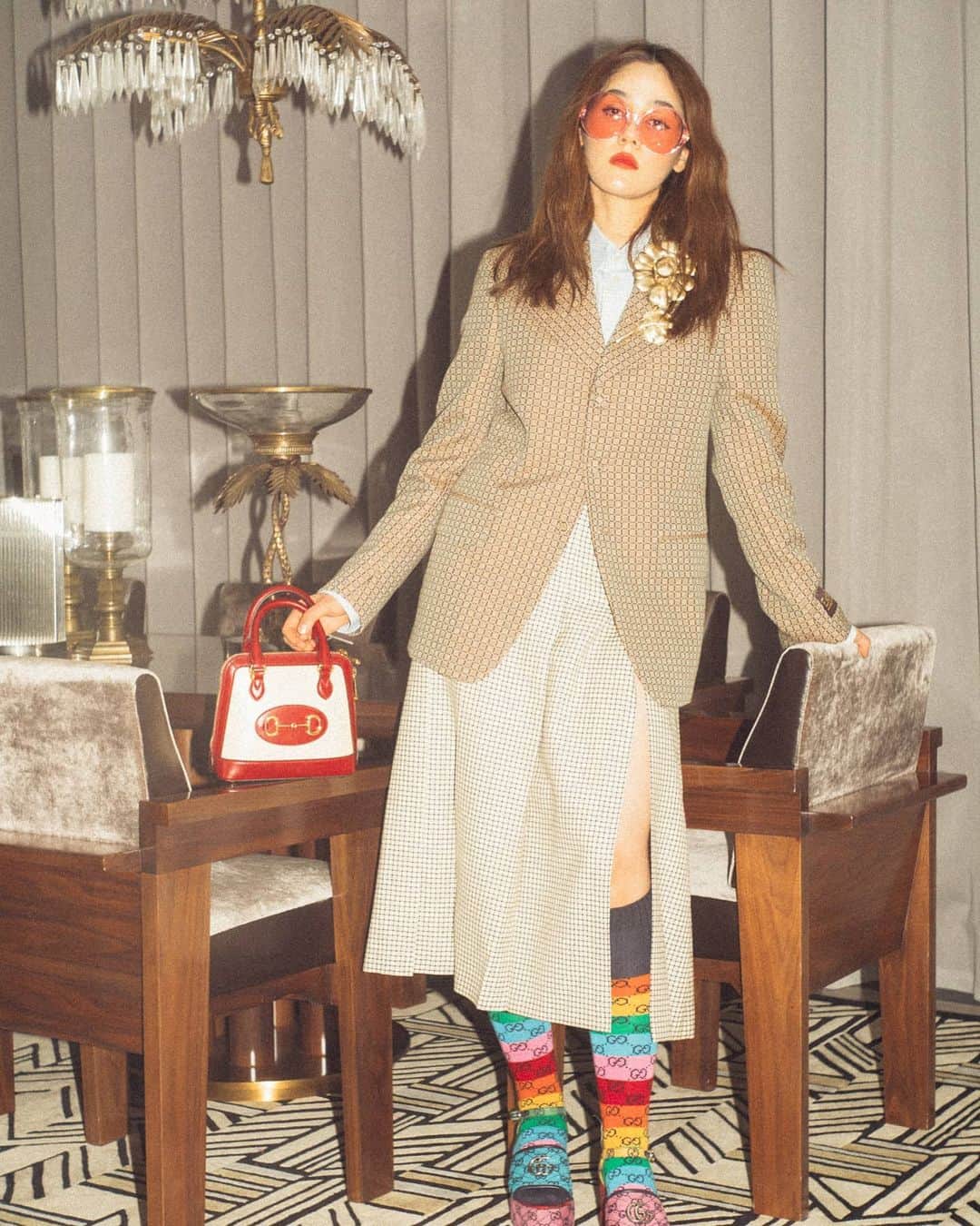 Araya Alberta Hargateのインスタグラム：「ตายไปเรยจ้าาาาาา #แคปไม่ไหว 💸💸💸#Gucci #GucciAria #AlessandroMichele」