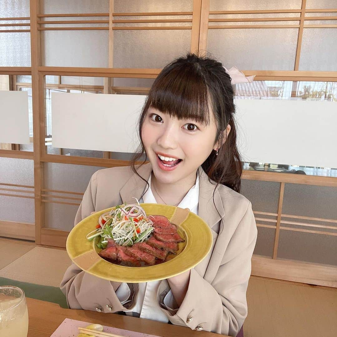 竹川由華さんのインスタグラム写真 - (竹川由華Instagram)「コース料理途中までしか載せれなかったから☹️ 　続きをどうぞ💓😏  #グルメ　#インスタ　#インスタフード #Instagram #instagramer #model #iDOL #food #近江牛」4月16日 14時07分 - cute.sis58