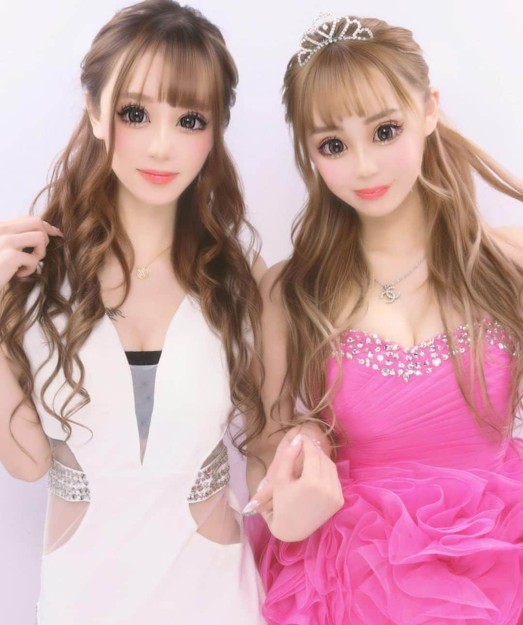 くまみゆさんのインスタグラム写真 - (くまみゆInstagram)「. . ドレス♡ ぶんぶんと髪型オソロよ♡♡ . . #ドレス #プリント倶楽部」4月16日 18時01分 - kumamiyu.24