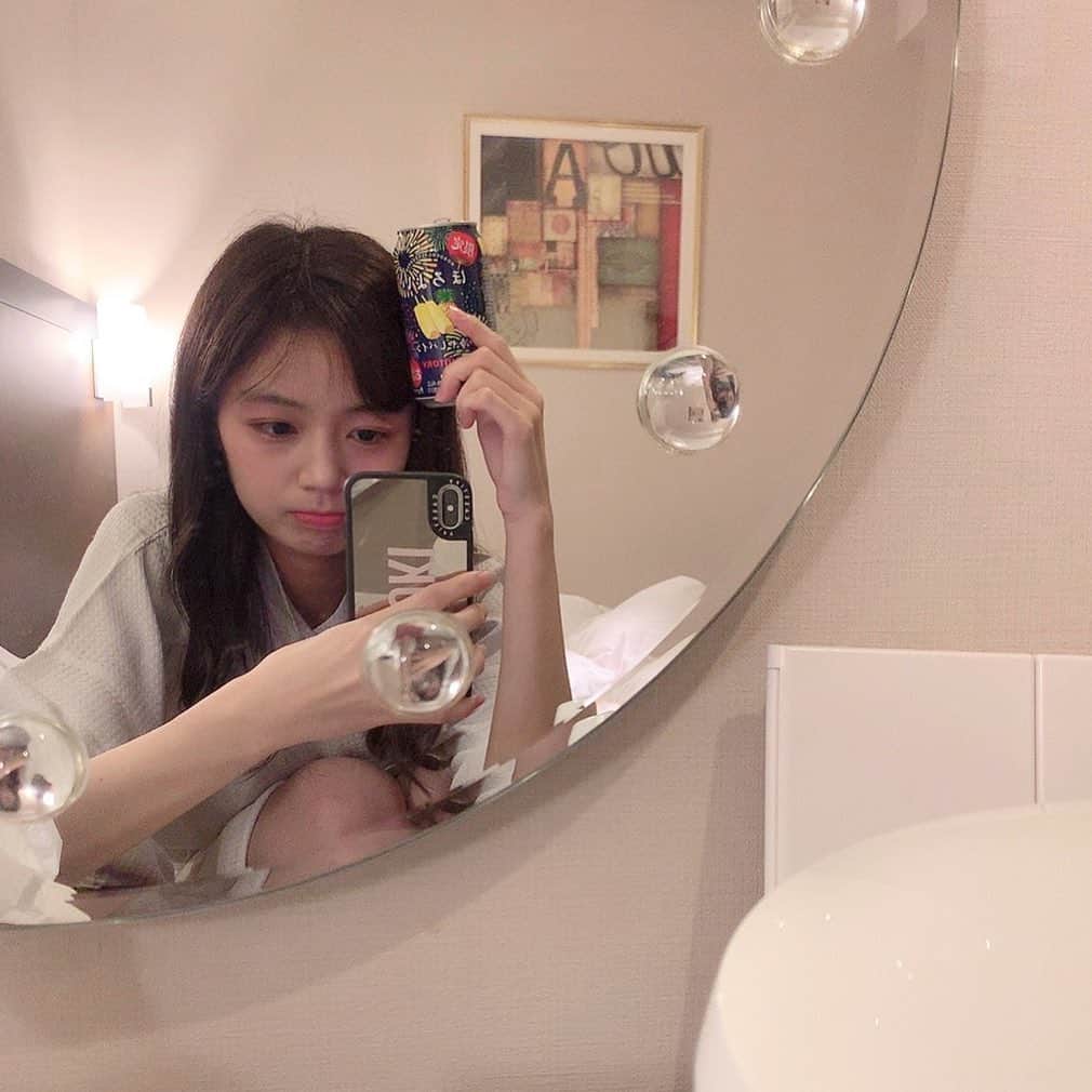 杉浦みずきのインスタグラム：「. 大阪から毎週通ってた頃 ひとりで飲むとか絶対ないのに寂しすぎて缶開けてた笑 大阪大丈夫かな、、、」