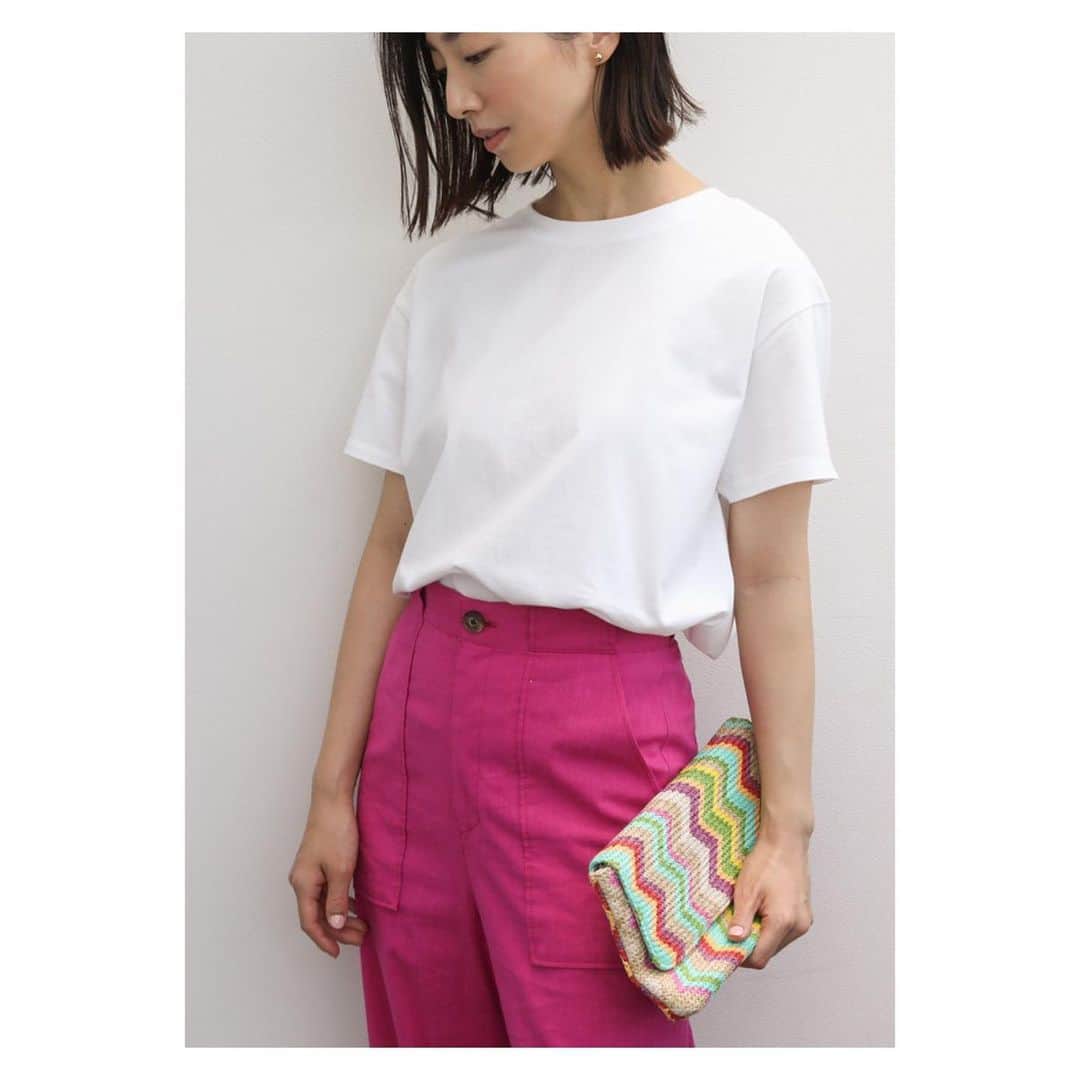 サントス・アンナのインスタグラム：「やっと 販売スタートいたしました♪  #RITAselect #抗菌抗ウィルス素材 #Tシャツ」