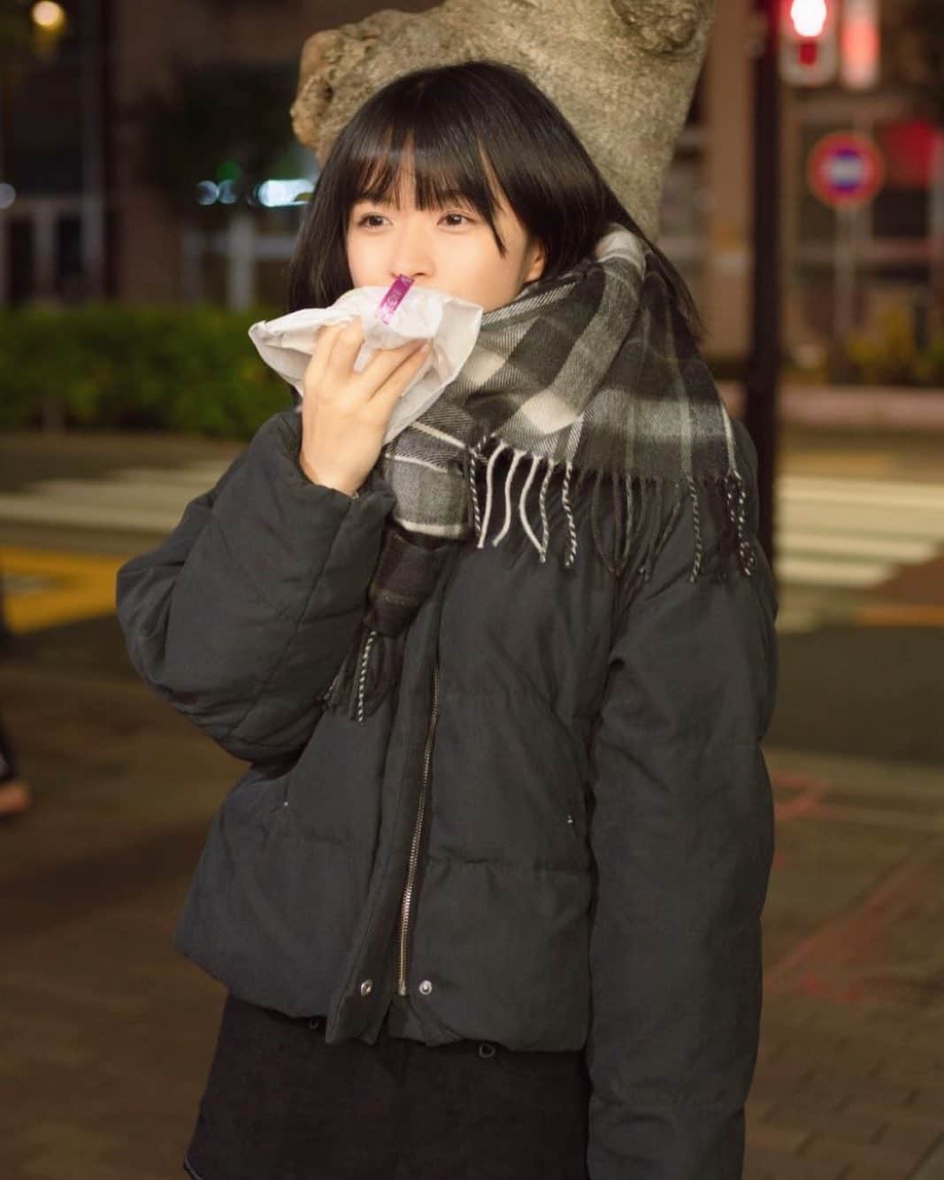 百川晴香さんのインスタグラム写真 - (百川晴香Instagram)「いつかの肉まん食べてる私👼👼👼 #肉まん #ピザまん #好き #japanesegirl #cute #followｍe」4月16日 23時23分 - momokawaharuka