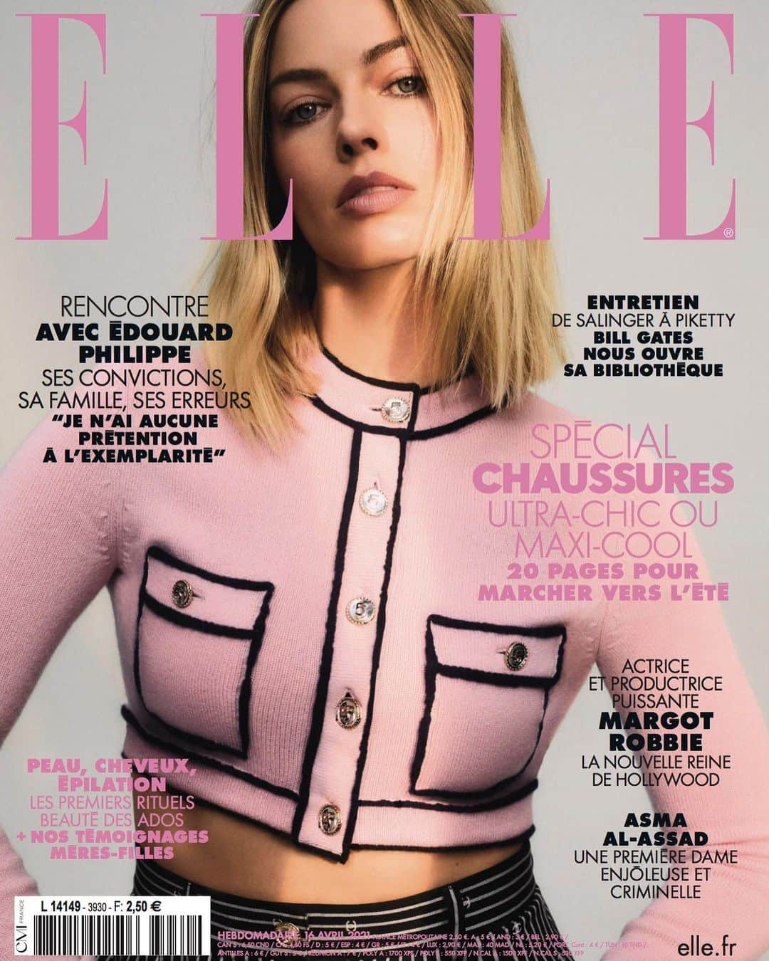 マーゴット・ロビーさんのインスタグラム写真 - (マーゴット・ロビーInstagram)「@ellefr 🌼 @chanelofficial  Photographer: @zoeygrossman Makeup: @patidubroff Hair: @brycescarlett Stylist: @kateyoung Manicurist: @tombachik」4月17日 2時23分 - margotrobbie