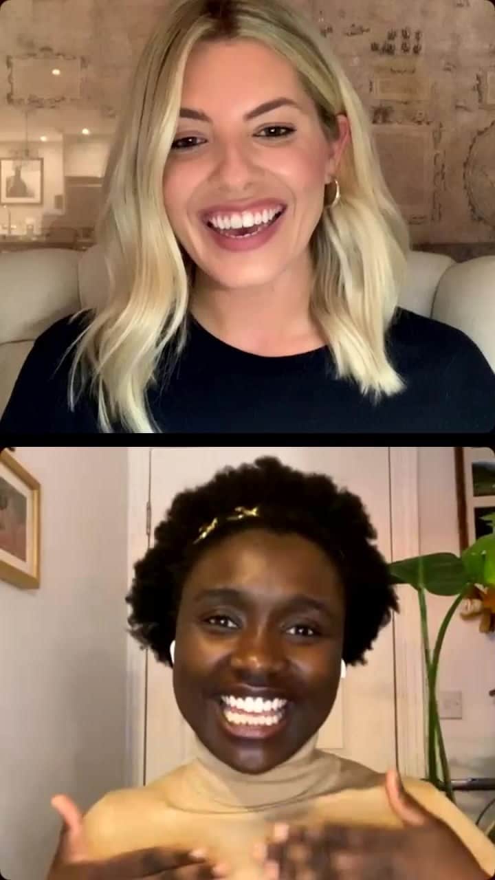 Mollie Kingのインスタグラム：「Chatting skin ageing and radiance boosting skincare tips with Vichy’s consultant dermatologist @drmarysommerlad.   You can shop LiftActiv H.A Epidermic Filler serum and all @vichylaboratoires products mentioned from @bootsuk #VichySkinSeries #LiftActiv #ad」