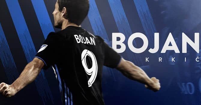 ボージャン・クルキッチのインスタグラム：「The @mls season kicks off this weekend and I want to wish my beloved @clubdefootmtl all the very best. Wishing you much success and thanks for all the good times we enjoyed together. ⚫🔵 // Este fin de semana comienza la @mls y quiero desearle toda la suerte a mi querido @clubdefootmtl. Muchos éxitos y gracias por todo lo bueno que vivimos juntos. ⚫️🔵」