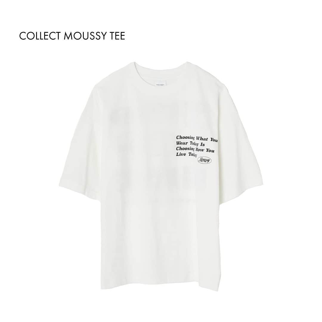 マウジーさんのインスタグラム写真 - (マウジーInstagram)「New arrivals ㅤㅤㅤㅤㅤㅤㅤㅤㅤㅤㅤㅤㅤ ・COLLECT MOUSSY TEE(010ESQ90-0930) Collect Moussy Tシャツ  ステッカーを並べたようなバックプリントがアイキャッチなTシャツは、過去のグラフィックを集めた特別感のある一枚。 フロントデザインはシンプルに着回しの利くデザイン。 全国のMOUSSY店舗・SHEL'TTER WEBSTOREにて発売中。 ㅤㅤㅤㅤㅤㅤㅤㅤㅤㅤㅤㅤㅤ #MOUSSY」4月18日 11時39分 - moussyofficial