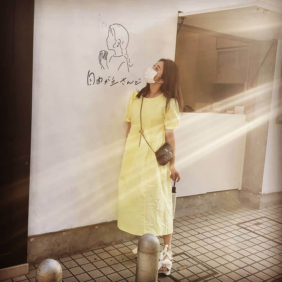 Pileさんのインスタグラム写真 - (PileInstagram)「. あたたかかったから きいろのワンピース🌼 @fluffy.official_store　だよ🌼 夏も大活躍しそう☺️🌼 #fluffy #yellow」4月18日 17時27分 - pi_channnn52