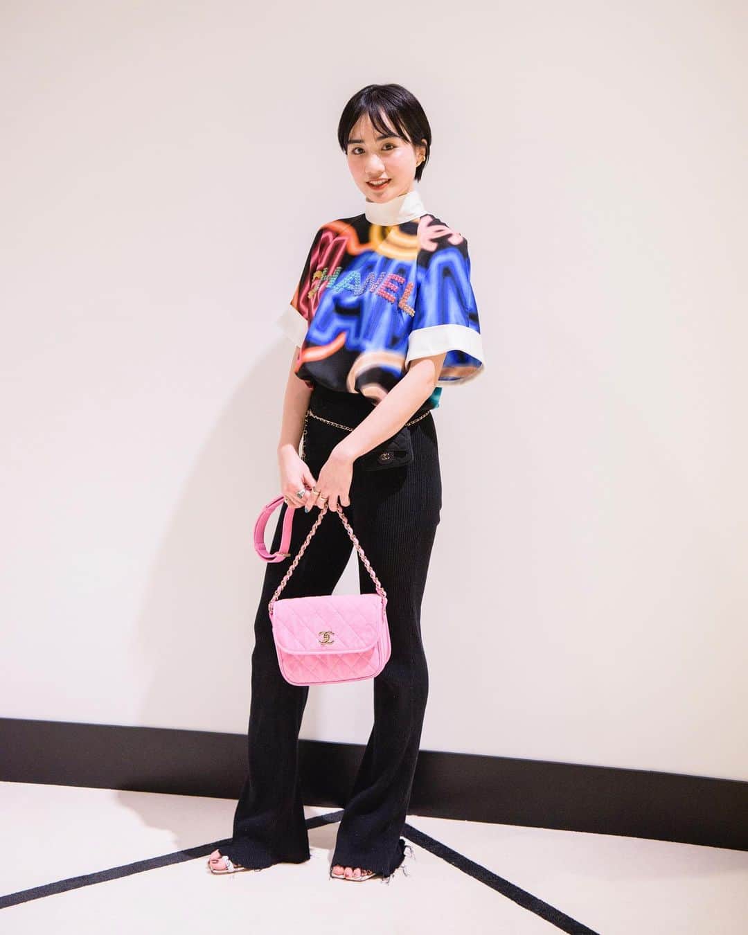 渡邉香織のインスタグラム：「デジタルのショーで見ていたものが、実物で観れるとやっぱり嬉しい🌷🦴☁️  Photo credit : Yasuhiro Ohara」