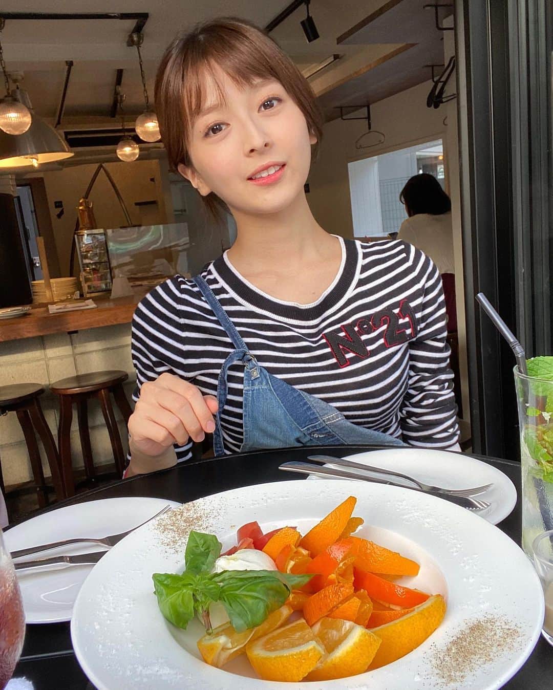 福田成美のインスタグラム：「🍊👶」