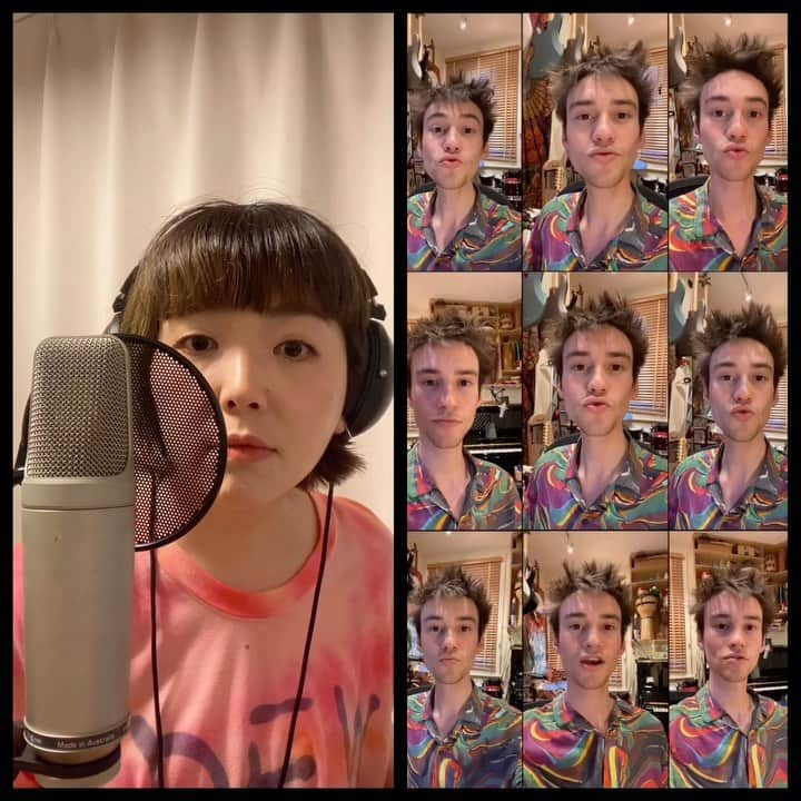 岩崎愛のインスタグラム：「[#overjoyedchallenge 🎙] . @jacobcollier が#steviewonder のお誕生日に最高のプレゼントをしてくれたので、遅ればせながら私も歌ってみました🎂 . 彼のハーモニーが美しすぎて天国で歌っているような気持ち良さ👼 こんな贅沢な音をありがとう😂 . 幼稚園の頃から母のカーステレオで聴いていた曲🚗 スティービー大好き🌸 . ちなみにjacob collierでベース弾いてるロブは、なんと私のアルバム「TSUBOMI」でもベース弾いてくれた御方です✨ . #overjoyed  #jacobcollier」