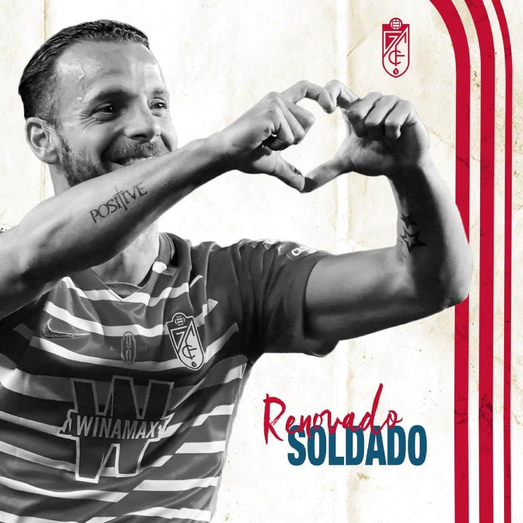 ロベルト・ソルダードのインスタグラム：「Soldado 2022!! No puedo estar más contento de comunicaros que continuaré otro año más con vosotros. Que la lucha no pare 😘」