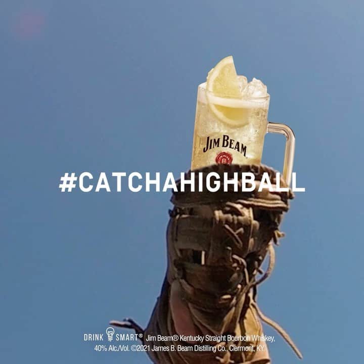 Jim Beamのインスタグラム：「#CatchaHighball during today’s ballgame. Snap a photo of a fly ball and share with the hashtag for a chance to win some epic Jim Beam Highball merch. ⚾️🍺  NO PURCHASE NECESSARY. You must be a legal resident of the 50 United States and the District of Columbia (“D.C.”) and 21 years of age or older to participate in the Sweepstakes. Void where prohibited. Subject to complete official rules available at jimbeam.com/catch-a-highball. Contest begins 12:00:00 a.m. Eastern Time (“ET”) on May 6, 2021. All entries must be received by 11:59:59 p.m. ET on May 20, 2021.」
