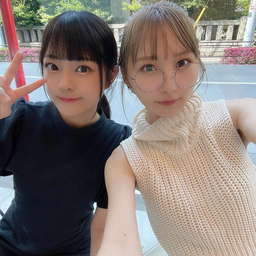 安藤笑さんのインスタグラム写真 - (安藤笑Instagram)「. . アイスカフェラテが おいしくなってきた♡ with れﾁｬﾝ👧🏻 . . #westsidecoffee #浅草橋カフェ #蔵前カフェ」5月14日 15時53分 - emichii87