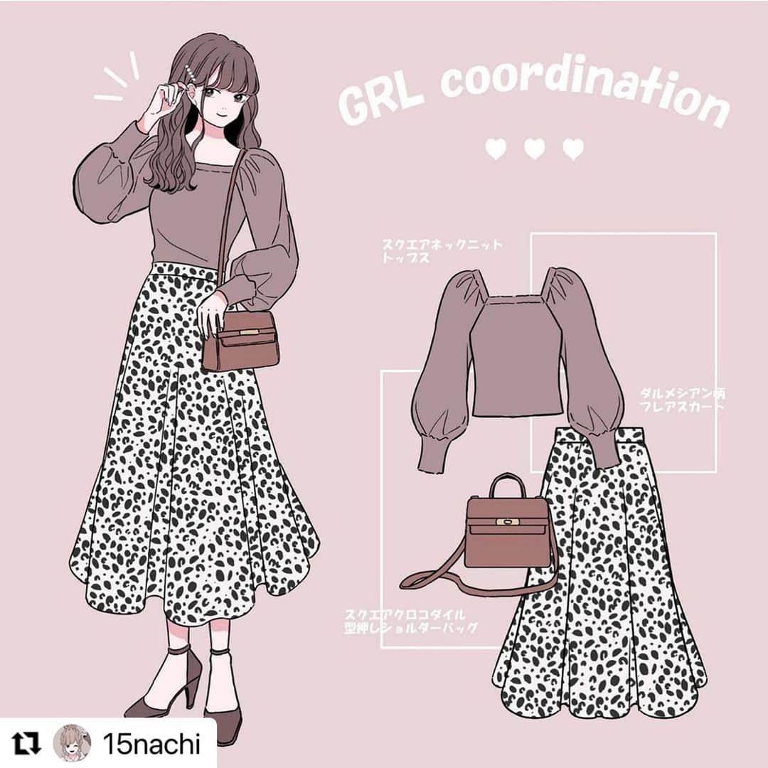 GRLさんのインスタグラム写真 - (GRLInstagram)「【👆画像をタップすると購入できるよ👆】 @15nachi さん にGRL商品着用して頂いております💕 ありがとうございます✨ . @grl_official #グレイル #grl #プチプラ #ootd #fashion #プチプラコーデ #outfit #ファッション #可愛い #かわいい #コーデ #コーディネート #cute #大人カジュアル #カジュアルコーデ#GRL購入品#グレイル購入品#購入品 #ニットトップス #フレアスカート #ショルダーバッグ」5月14日 17時01分 - grl_official