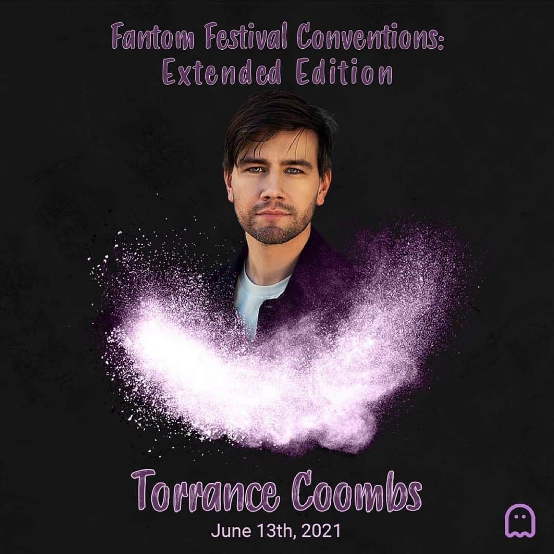 トーランス・クームスのインスタグラム：「Hey homies! Join me online on the eve of my birthday at @fantom_fest on June 13th. We’ve got 1on1s, 3on1s, autographs and personalized videos, and it’s going to be a hella fun time. Check the link in my bio for tickets!」