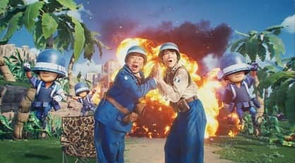 ほしのディスコのインスタグラム：「出川さんと共演させていただいたアプリゲーム、トップウォーさんのCMが本日から放送です！！！  出川さんに初めてお会い出来ました、、、マセキに入って6年掛かりました、、、  パーパーの事を知ってくださっていたのも嬉しかったし、気軽に話し掛けてくださったり、本当に優しかったです、、  最高のCM、是非ご覧下さい！！！」