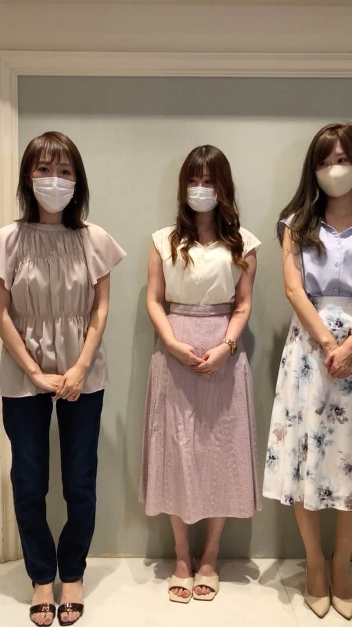 のインスタグラム：「営業再開しました新宿マルイ本館より新作itemのご紹介です😊  この時期にお勧めのブラウスやカットソーも多数ご紹介しております。  5/16(Sun)まで✨ members会員様10%OFF開催中です☺️  -staff- @laisse_yuki  @laisse_satomi.f  @laisse_reina」