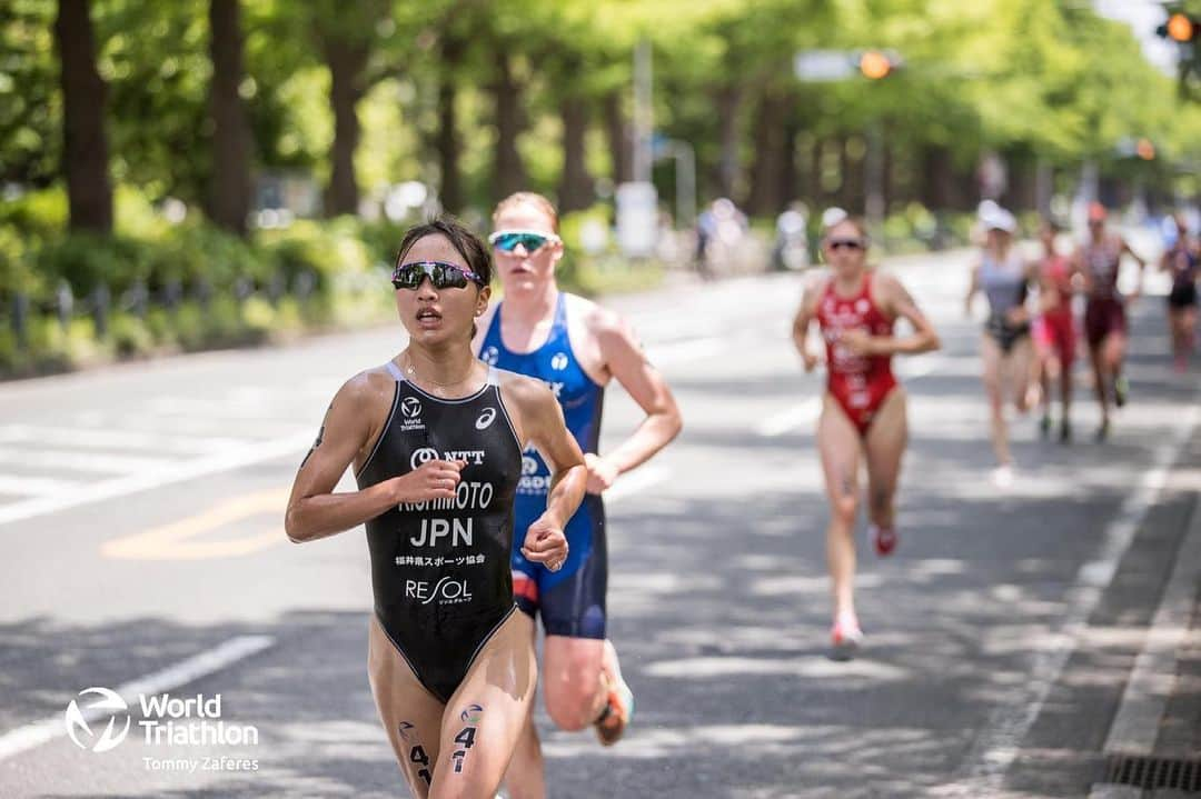 岸本新菜のインスタグラム：「ワールドトライアスロンチャンピオンシップシリーズ(2021/横浜)🇯🇵 27位 ・ 応援ありがとうございました ・ 課題が沢山のレースでした。 やるべき事は明確なので、後は自分次第💪 この悔しさを次に繋げていきます！ #WTCSYokohama #triathlon」