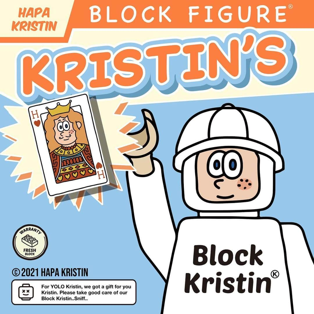 キム・エラン・クロエさんのインスタグラム写真 - (キム・エラン・クロエInstagram)「🤍YOLO Kristin Mini Block Figure🤍  Order 3 lenses or more to receive BLOCK KRISTIN for FREE🎁🎁🎁 Add Block Kristin to your Lego collection 😉  Visit our website for more information: www.hapakristin.com  🚀Worldwide Express Shipping 📦Free for orders over $75  #hapakristin #colorcontacts #limitededition #blockkristin #miniblockfigure」5月17日 10時47分 - hapakristin.us