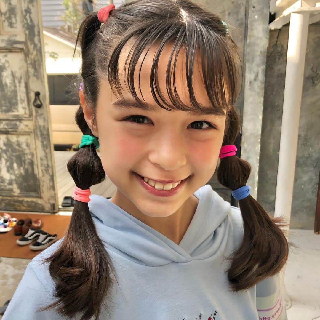 ニコ☆プチのインスタグラム：「🌟NEWS🌟 . ハルハがインスタをはじめたよー🥳🥳 フォロー&応えんよろしくねん🌈🍭🎾 ⏬ @haluha.hoshina  . #ニコプチ #プチモ #星名ハルハ」