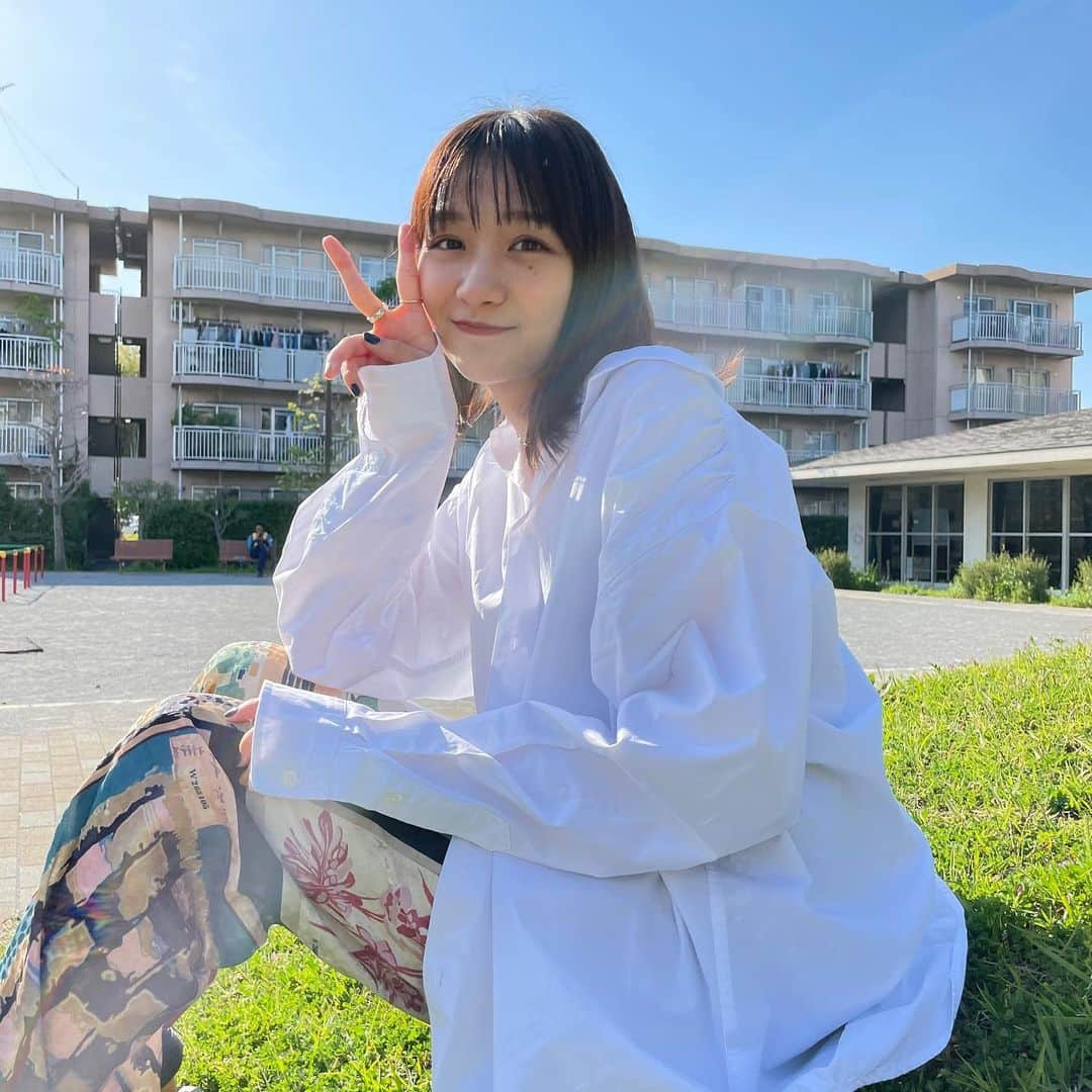 杉本愛里のインスタグラム：「あったかいね🌼」