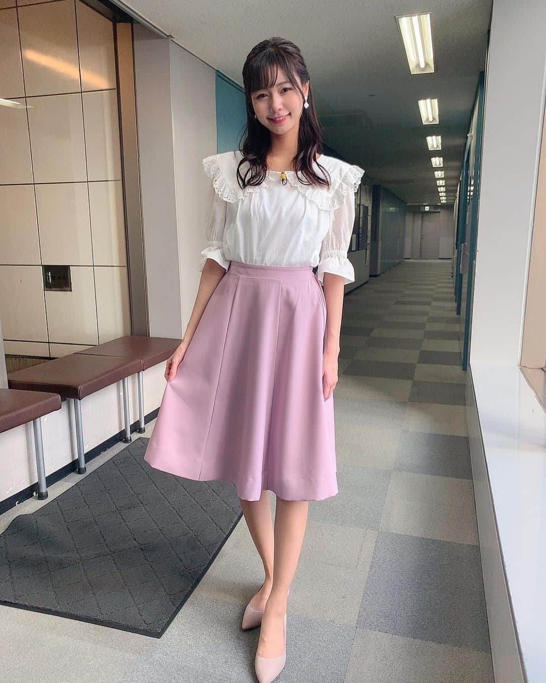 杉浦みずきのインスタグラム：「. 春の衣装🌸まとめ 全部可愛い！ タグ付けチェックしてね😉 ・ ・ #春服　#衣装　#サンデーモーニング　#アナウンサー　#セントフォース」