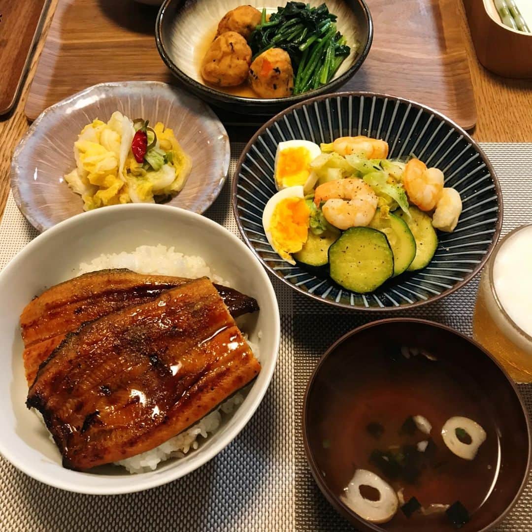 白石一文さんのインスタグラム写真 - (白石一文Instagram)「うな丼、美味しかった。#永谷園のお吸い物 #五匠鰻 #取り寄せ」4月23日 21時14分 - s.kazu2017