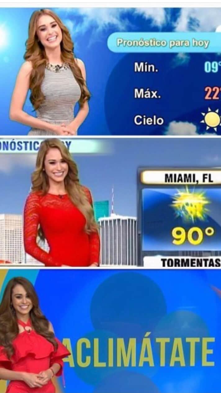 ヤネット・ガルシアのインスタグラム：「Should I do the weather on my  @onlyfans now ☺️. Reply yes or no below and thanks to @barstoolsports for inspiring me 🙏🏻」