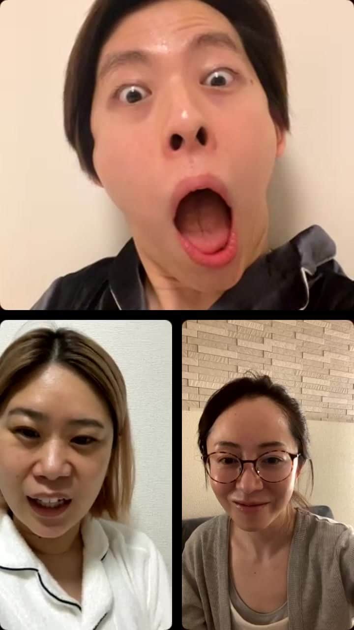 三上大進のインスタグラム：「売れっ子メイクアップアーティスト @george828 、 人気美肌インフルエンサー @_z_eric_o_ 、 そして日本版スジ @daaai_chan による、美容が1秒も出てこないライブ。」