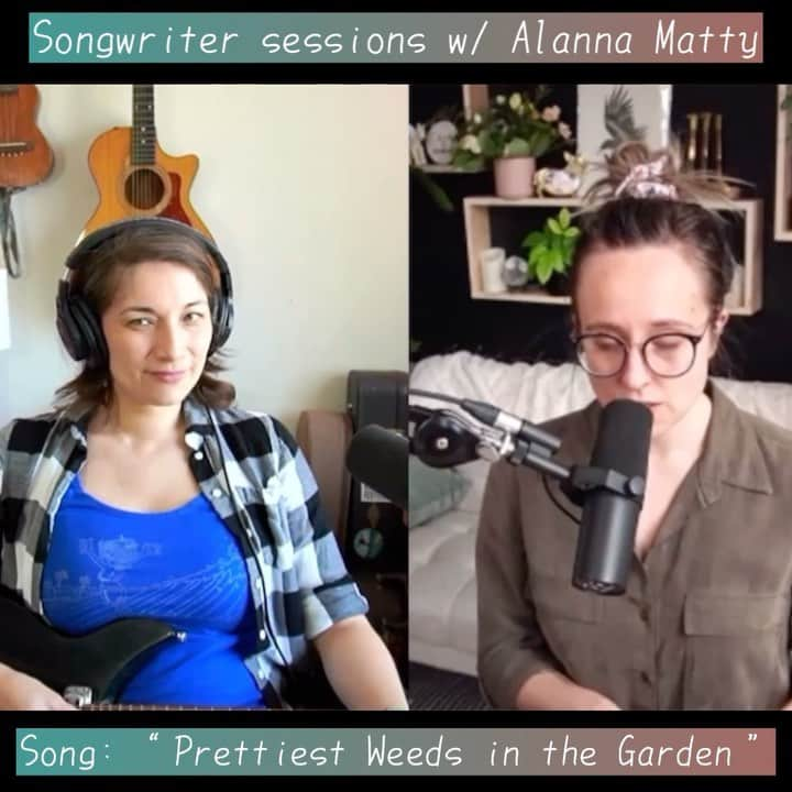 KATのインスタグラム：「Had the honor of writing “Prettiest weeds in the Garden” with Alanna Matty last Sunday for Songwriter sessions. It always blows my mind what happens when all of us come together to write a song together under pressure!   Go and follow @alannawmatty on Instagram and twitch. She’s a phenomenal artist ❤️  I am also doing a music stream today at 3pm and a BONUS songwriter sessions tomorrow at 9am PST with @nitaneeparis an amazing writer who wrote “1000 Paper Cranes” and “Scars (Kintugi)” with me.  So that will be a FUN one too!!   先週のソングライターセッションズのゲットは素敵なシンガーソングライター、アラナマティさんでした。　彼女と一緒にツイッチで一時間半内でこの曲を作りました。☺️  今朝も日本時間７時からツイッチでストリームするので是非遊びに来て、曲でもリクエストしてくださいね！❤️☺️  #songwritersessions #songwriting」