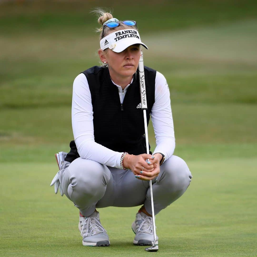 のインスタグラム：「Always great to be in contention but today was tough to say the least. Always learning and moving forward. My time will come 🥰 thank you all for the kind and supportive messages.. I see you 🙏🏼❤️」