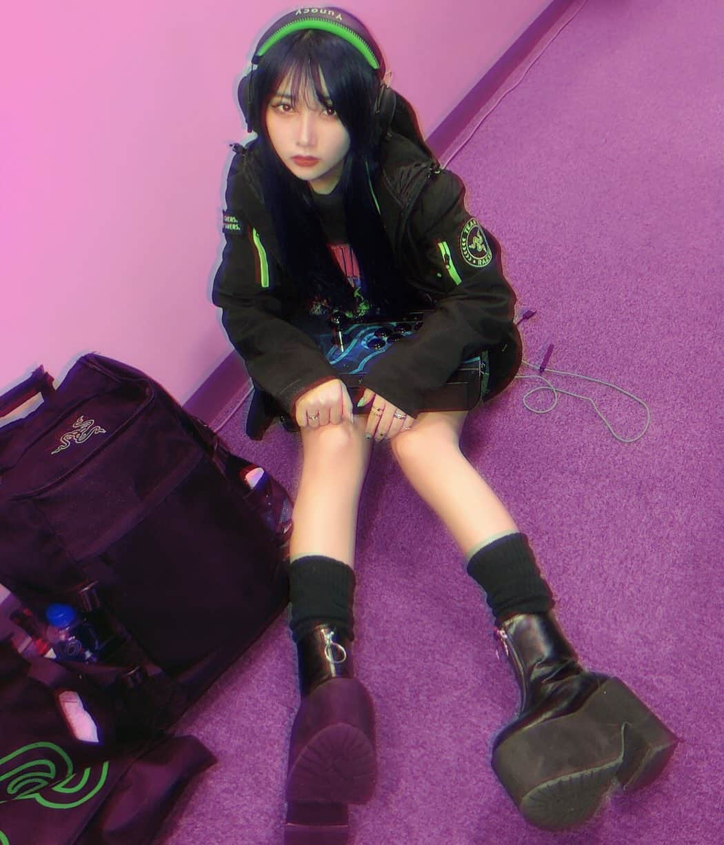 水沢柚乃さんのインスタグラム写真 - (水沢柚乃Instagram)「#gamerfashion #gamergirl #Razer . 今日はニコニコネット超会議！！eスポーツ★NTTゴイスー研究! に出るよ🥰」4月25日 16時14分 - mizuyunosan_