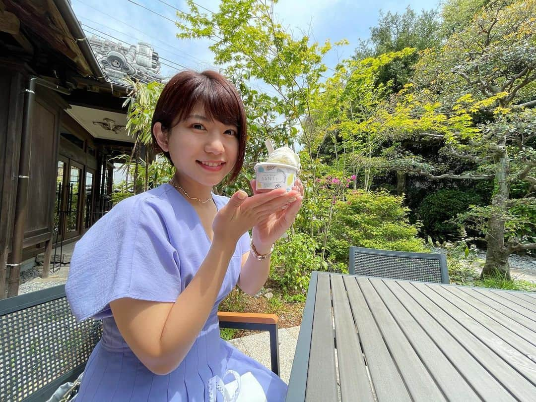 矢端名結さんのインスタグラム写真 - (矢端名結Instagram)「西伊豆町に行ってきました🧡 堂ヶ島の遊覧船目的でしたか…残念なことに欠航😭 でも、美味しいランチにジェラートや、観光スポットを楽しみました！ 西伊豆町、また行きたくなるような町でした。 これもヤバTubeで編集するねー🥰  #3連休終わり #西伊豆町 #1日満喫 #駿河湾フェリー #ロクワット西伊豆 #土肥金山 #ヤバTube」4月25日 17時31分 - miyu_yabata