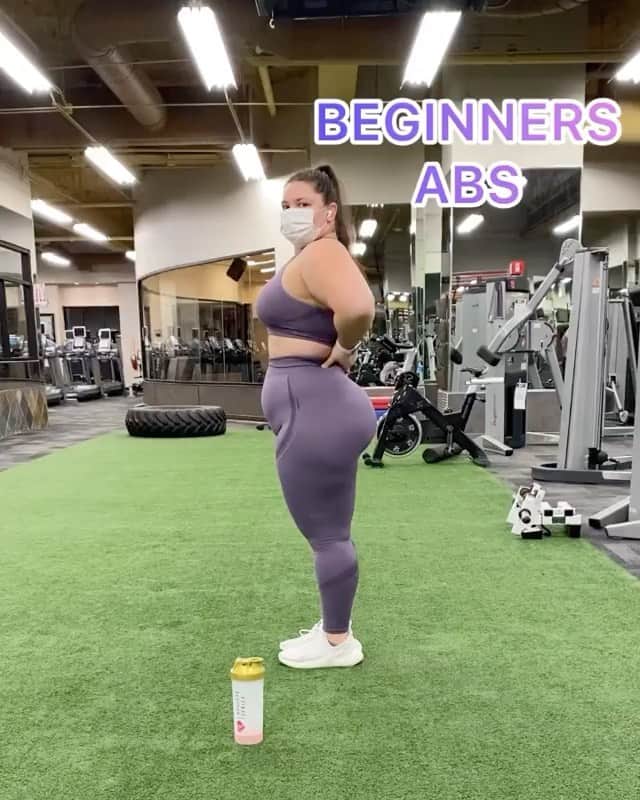 3.6m Fit Girl Videosのインスタグラム：「Beginner abs! Swipe right & save for later!! 💕💪 . 1️⃣ Standing Crunches 2x10 2️⃣ Hundred 2x100 (count to 100) 3️⃣ Dead Bug 2x20 4️⃣ Alternating Leg Raises 2x12 5️⃣ Overhead Crunches 2x15 . Tag someone who could use some motivation or inspiration! by @bethyred #owningmyintention #abworkout #exercisemotivation #workoutroutine」