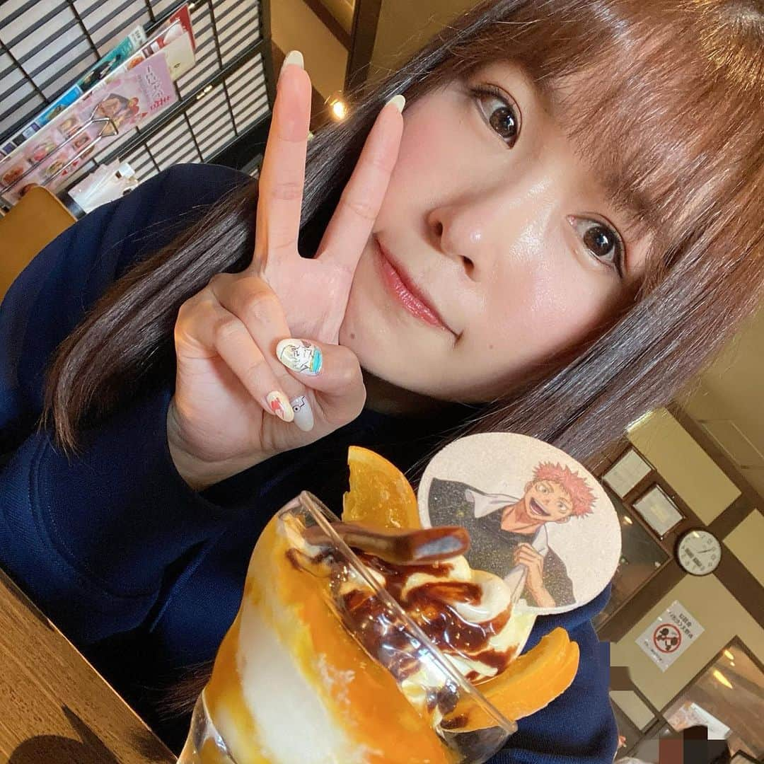 河合あすなさんのインスタグラム写真 - (河合あすなInstagram)「極楽湯行ってきた〜☺️♨️  コラボメニュー美味しかったし😋グッズも手に入り楽しい一日でした(((o(*ﾟ▽ﾟ*)o)))  #極楽じゅじゅやすみ #極楽湯 #らくスパ #呪術廻戦 #コラボ #充実した休日 #幸せごはん」4月25日 19時18分 - kawai__asuna