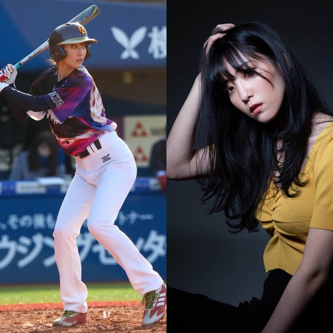 椿梨央のインスタグラム：「#これがこう . . . また緊急事態宣言ですね🥺 いつになったらと思いますが 皆さんで力を合わせましょう🔥 . . なるべく投稿をしようかと 思います‼️‼️ . . . #野球 #野球女子 #モデル #撮影 #ポートレート #作品撮り #photography #photo #photoshoot」