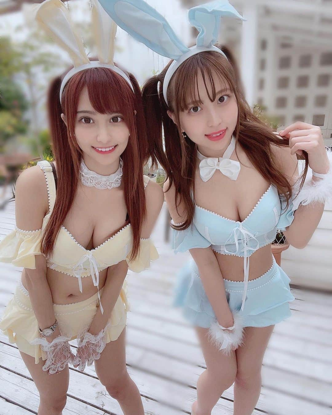 花咲れあさんのインスタグラム写真 - (花咲れあInstagram)「バニーちゃん🐰❤ . コラボ撮影会でした👯‍♀️👯‍♀️ . なんと撮影会中に動画を撮った📷💕 . 楽しかった最高のコンビでした♡♡ . #グラビア #gravure #モデル #model #그라비아 #모델 #日本的 #性感內衣 #性感 #内衣 #奶 #外拍 #外拍模特兒 #sexy #性感 #性感美女 #性感尤物 #撮影 #撮影会 #花咲れあ #れあたん」4月25日 21時52分 - h_rea_0503