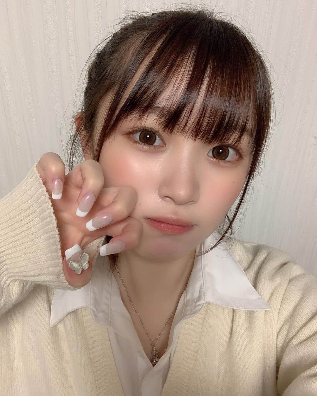 平野夢来（ゆぴぴ）のインスタグラム：「ネイル変えた💅💖」